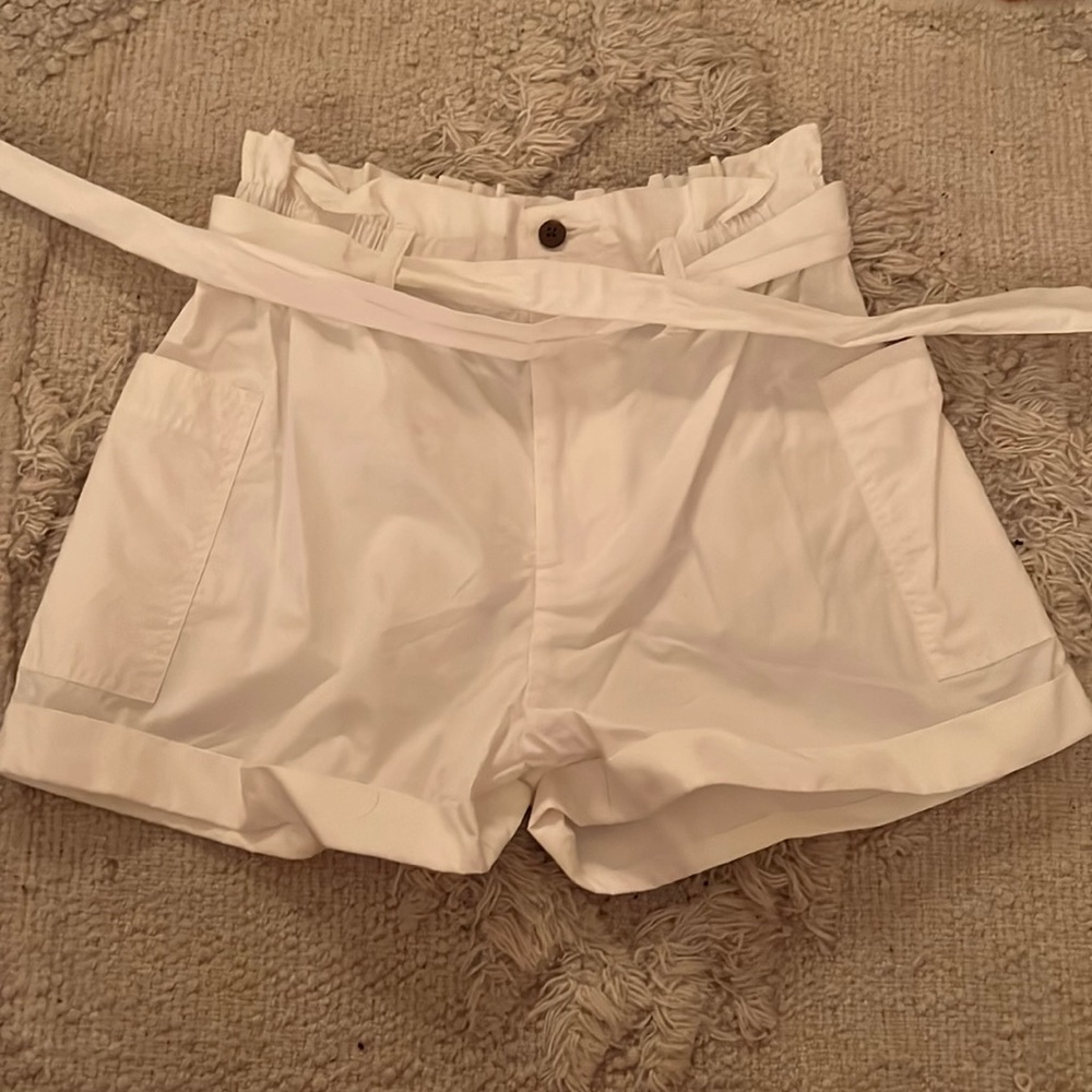 Urban Outfitters white cargo shorts
